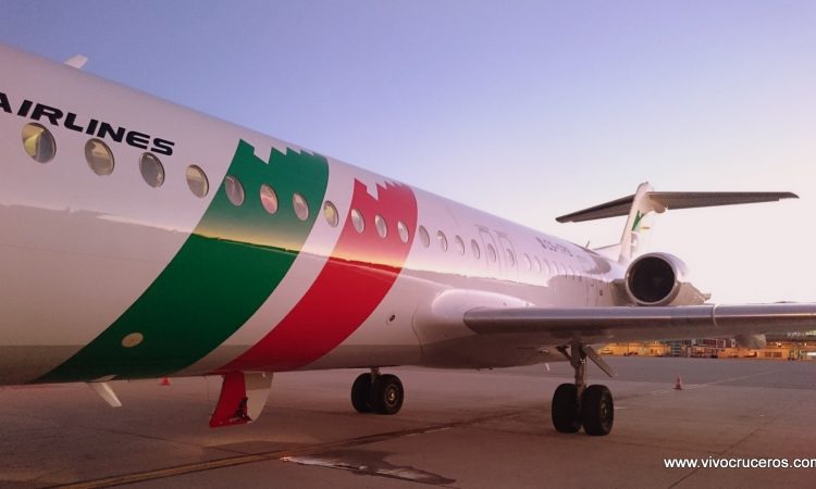 Avión Portugalia Fokker F100