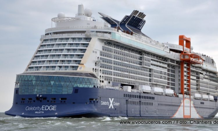 Celebrity Edge primeras pruebas de mar