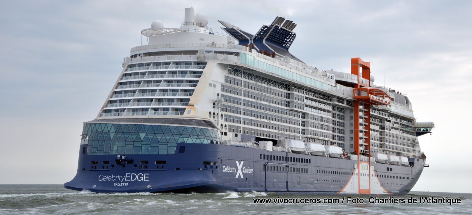 Celebrity Edge primeras pruebas de mar