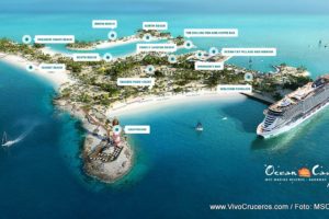 Ocean Cay MSC Map